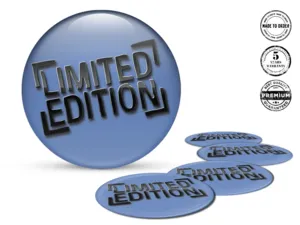 Silicone stickers Premium Quality Racing Dome Badges